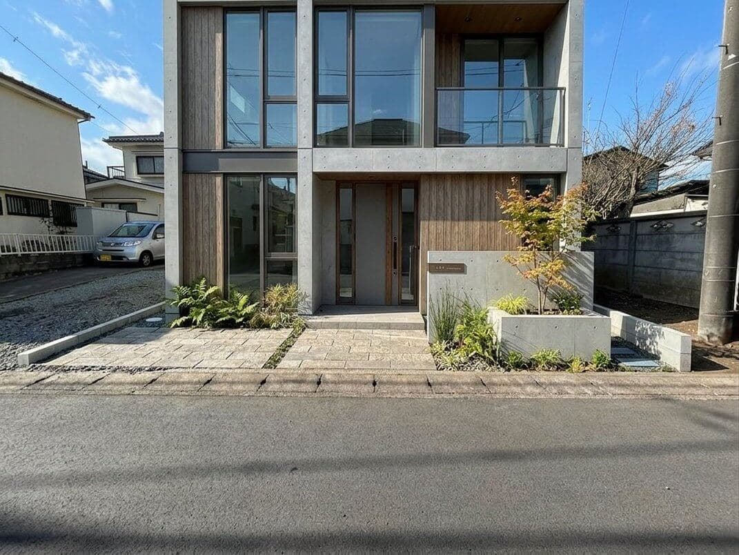 外観・ハウスレンダリングAIで生成した建物外観